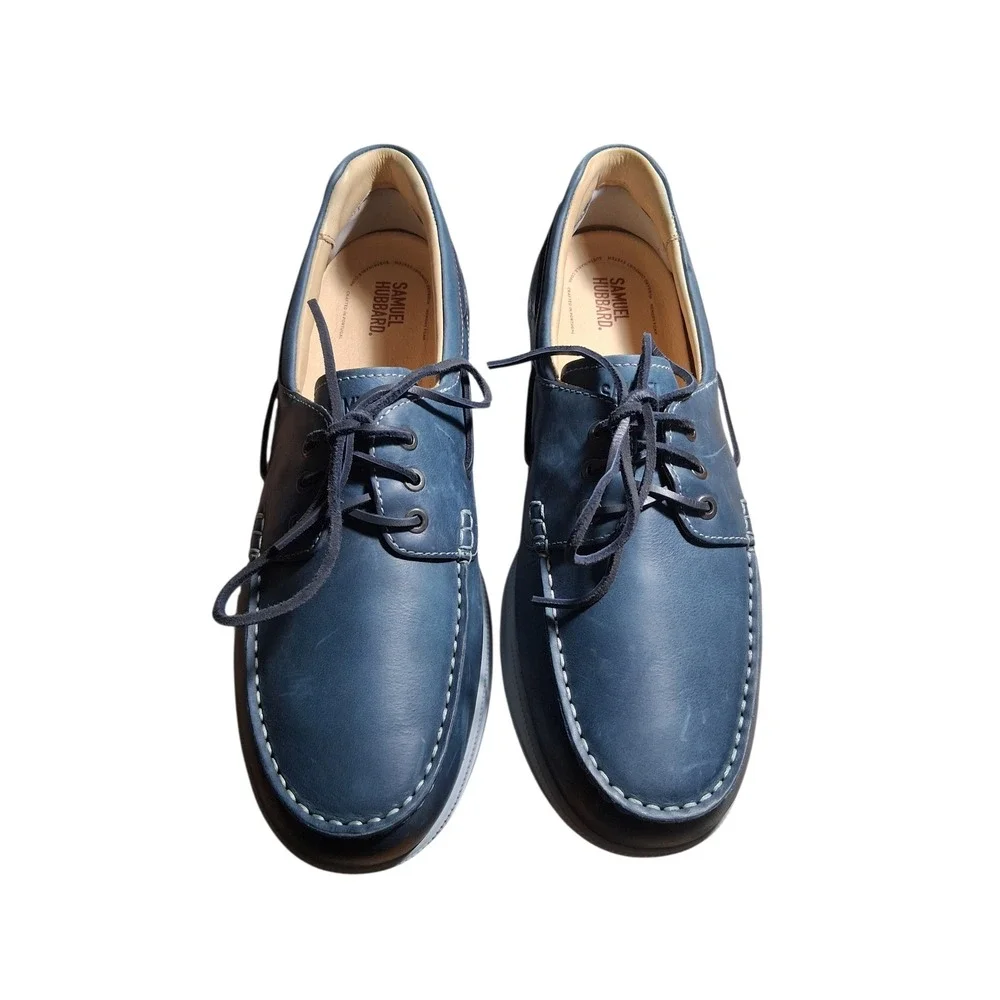Samuel Hubbard Mens 13 New Endeavor Classic Preppy Coastal Nautical‎ Boat Shoes